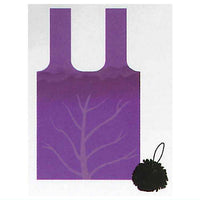 Art Univ. Techni Colour Eat Cabbage Sea Urchin Eco Bag [3.Purple cabbage and sea urchin case]