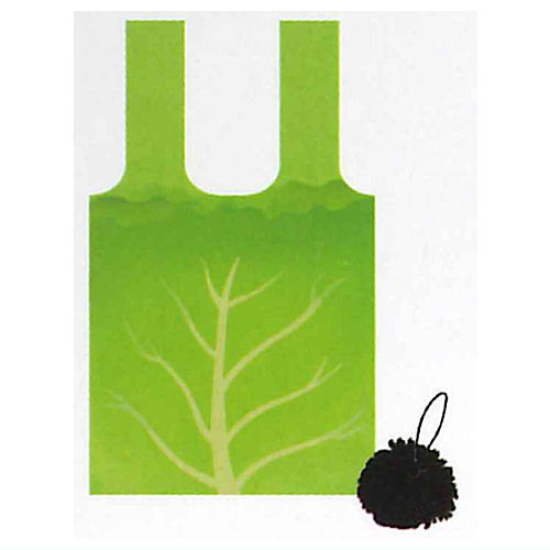 Art Univ. Techni Colour Eat Cabbage Sea Urchin Eco Bag [4.Spring cabbage and sea urchin case]