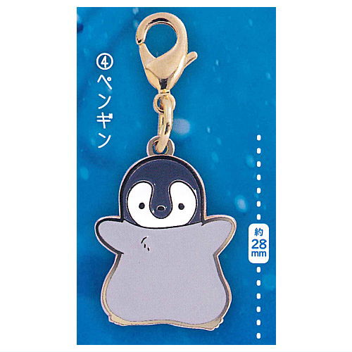 Aquarium metal charm [4.Penguin]