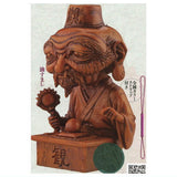 Capsule Q Museum Kemorinomamori Youkai Netsuke [1.Aburasumashi (Tsuge)]