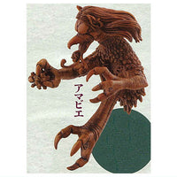 Capsule Q Museum Kemorinomamori Youkai Netsuke [2.Amabie (Tsuge)]