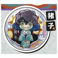 Pita! Deforme TV anime Kimetsu no Yaiba Entertainment District Arc Can badge [3.Inoko]