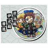 Pita! Deforme TV anime Kimetsu no Yaiba Entertainment District Arc Can badge [6.Tanjirou Zenitsu Inosuke]