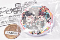 Pita! Deforme TV anime Kimetsu no Yaiba Entertainment District Arc Can badge [8.Tanjirou Nezuko]