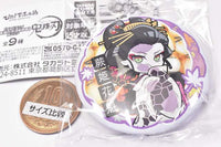 Pita! Deforme TV anime Kimetsu no Yaiba Entertainment District Arc Can badge [9.Warabihime Oiran]