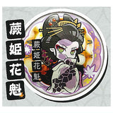 Pita! Deforme TV anime Kimetsu no Yaiba Entertainment District Arc Can badge [9.Warabihime Oiran]