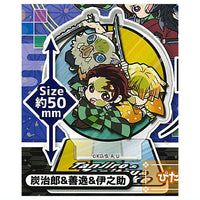 Pita! Deforme Kimetsu no Yaiba Icchidanketsu Acrylic Stand [1.Tanjirou & Zenitsu  & Inosuke]