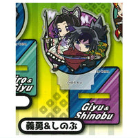 Pita! Deforme Kimetsu no Yaiba Icchidanketsu Acrylic Stand [3.Giyuu & Shinobu]