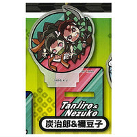 Pita! Deforme Kimetsu no Yaiba Icchidanketsu Acrylic Stand [6.Tanjirou & Nezuko]