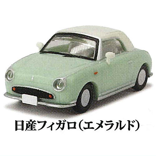 Hobby Gacha Nissan Figaro Collectable Minicar Part.2 [1.Emerald]