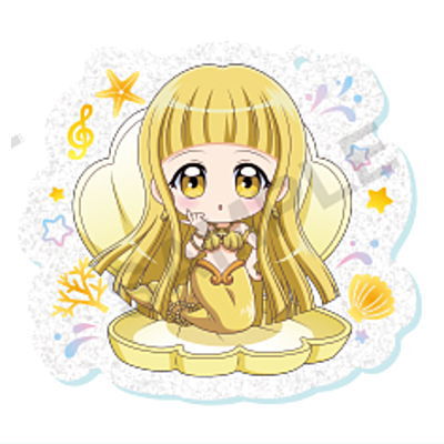 Mermaid Melody Pichi Pichi Pitch Kirarin acrylic strap [6.Coco]