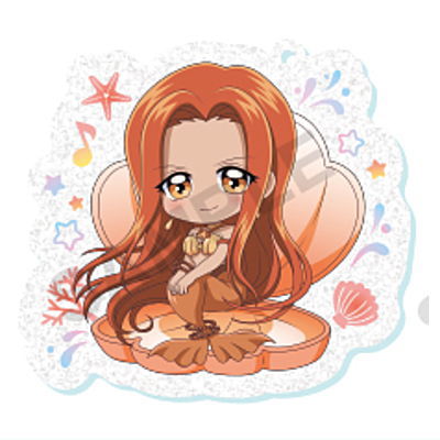 Mermaid Melody Pichi Pichi Pitch Kirarin acrylic strap [7.Sara]