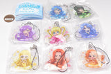 Mermaid Melody Pichi Pichi Pitch Kirarin acrylic strap [All 8 type set(Full Complete)]