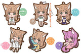 My cat is a Kawaii Girl capsule rubber strap [All 6 type set(Full Complete)]