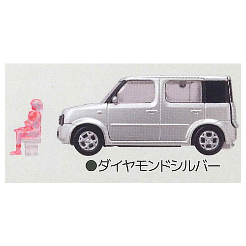 1/64PLUS Nissan Cube [5.Diamond silver]
