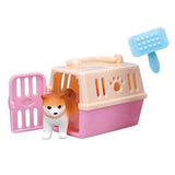 Pet Salon Dry & Hair Set [3.Carrie and shibaiInu (brown)]