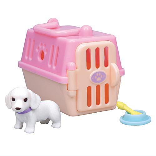 Pet Salon Dry & Hair Set [6.Carrie and dachshund (white)]