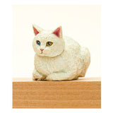 ART IN THE POCKET Hashimoto Mio Cat Carving [4.Shiro]