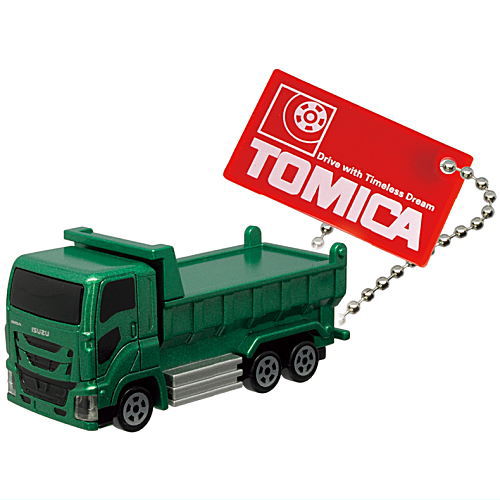 Tomica key holder [4.Isuzu Giga dump truck]