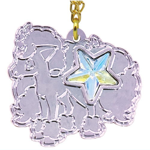 Pokemon Glitter Pendant [4.Ponyta (Galarian Form)]