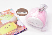 Art Univ. Techni Colour Mochipan Fuwafuwa Flocky Ball Chain Mascot [3.Kamaboko-chan]