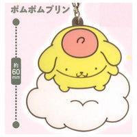 Sanrio Characters Relax! Mejirushi Rubber Charm [1.Pompompurin]