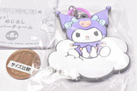 Sanrio Characters Relax! Mejirushi Rubber Charm [3.Kuromi]