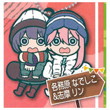 Yurucamp Charabanchoukou Rubber mascot [8.Nadeshiko Kagamihara & Rin Shima]