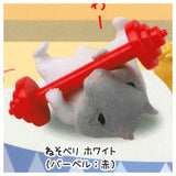 Ganbaru! Barbell hamsters [3.Nesoberi White (Barbell: Red)]