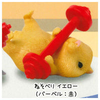 Ganbaru! Barbell hamsters [4.Nesoberi Yellow (Barbell: Red)]
