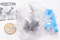 Ganbaru! Barbell hamsters [5.Nobi White (Barbell: Blue)]