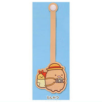 Sumikkogurashi Mejirushi Rubber Tag [3.Tonkatsu]