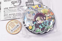 Pita! Deforme Anime Kimetsu no Yaiba Icchidanketsu Can Badge [1.Tanjiro & Zenitsu & Inosuke]