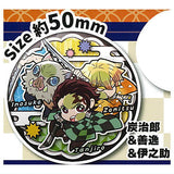 Pita! Deforme Anime Kimetsu no Yaiba Icchidanketsu Can Badge [1.Tanjiro & Zenitsu & Inosuke]