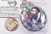 Pita! Deforme Anime Kimetsu no Yaiba Icchidanketsu Can Badge [2.Tanjiro & Giyu]