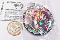 Pita! Deforme Anime Kimetsu no Yaiba Icchidanketsu Can Badge [4.Tanjiro & Kyojuro]