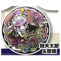 Pita! Deforme Anime Kimetsu no Yaiba Icchidanketsu Can Badge [8.Gyutaro & Daki]