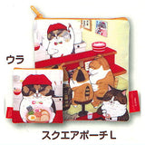 Yo nimo Fushigina Nekosekai Neko no Ramenyasan Picture Book Pouch Collection [3.Square pouch L]