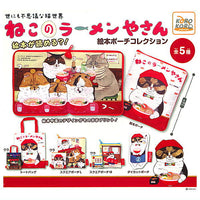 Yo nimo Fushigina Nekosekai Neko no Ramenyasan Picture Book Pouch Collection [All 5 type set(Full Complete)]