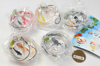 Four-tailed goldfish small bowl [All 5 type set(Full Complete)]