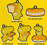 Coppepan wani Rubber Mascot [All 5 type set(Full Complete)]