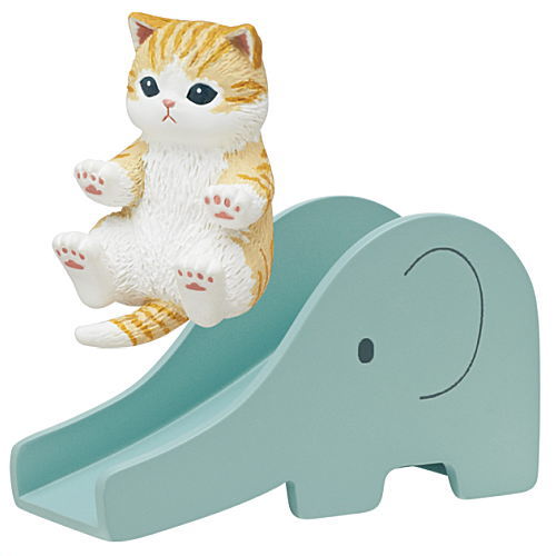 mofusand slide cat [1.Chashiro (green slide)]