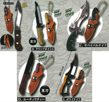 Die-cast! With case! Super mini camping knife mascot II [All 5 type set(Full Complete)]