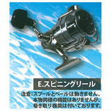 Die-cast Mini mini fishing tackle mascot vol.6 [5.Spinning reel]
