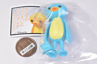 Subetegaoshimaininatta Duck mascot figure [4.Blue duck and popsicle]