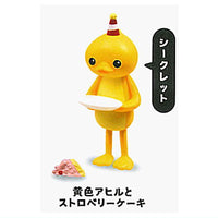 Subetegaoshimaininatta Duck mascot figure [6.Secret: Yellow duck and strawberry cake]