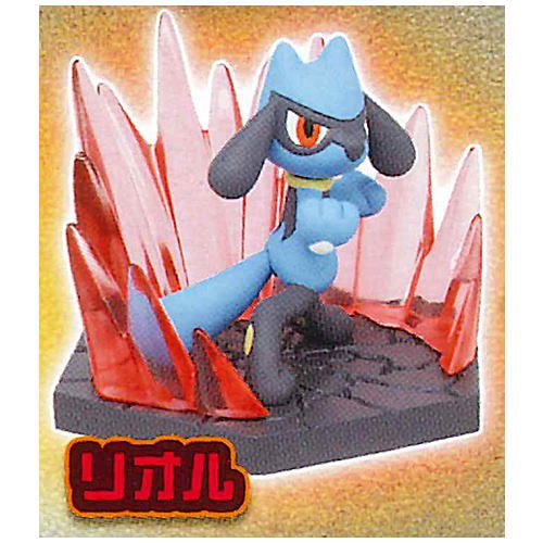 Pokemon Diorama Collect Fighting & Ghost [3.Riolu]