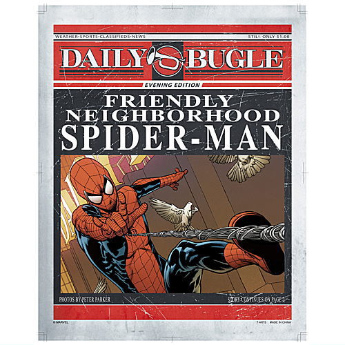 Spider-Man Daily Bugle Fabric Poster Collection [4.Your Friendly Neighborhood Spider-Man (D)]