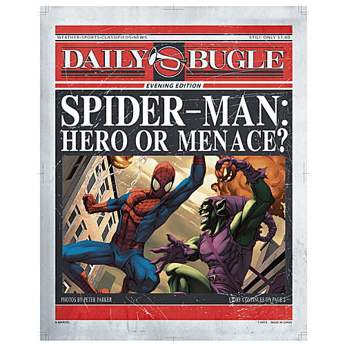 Spider-Man Daily Bugle Fabric Poster Collection [5.Spider-Man vs Green Goblin]