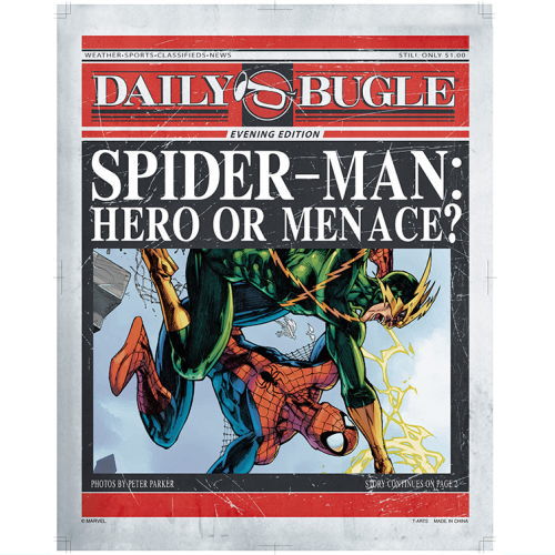 Spider-Man Daily Bugle Fabric Poster Collection [7.Spider-Man vs Electro]